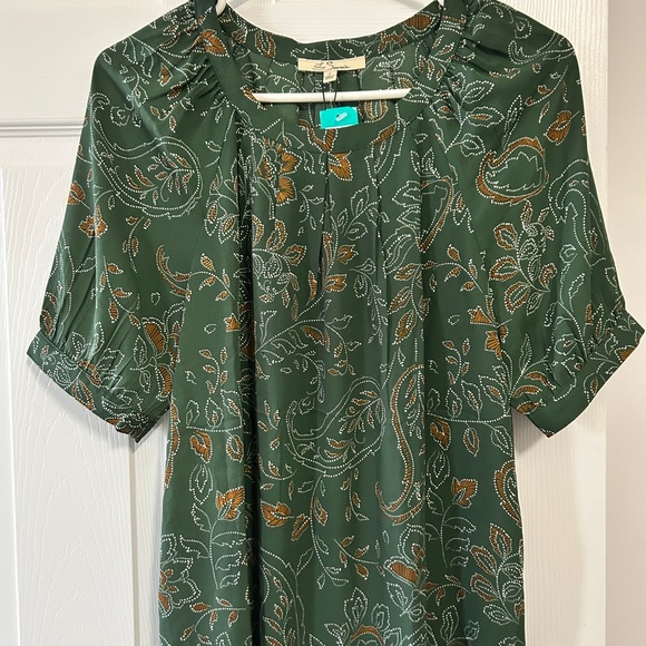 Green Floral Blouse - Picture 1 of 3